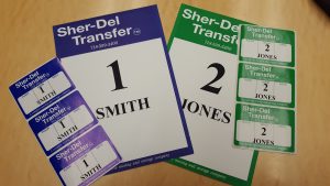 Office Moving Name Tags